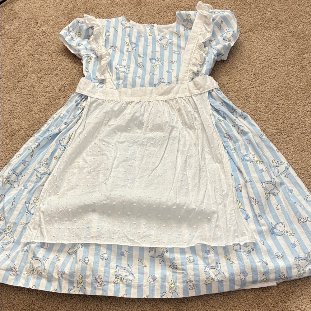 Disney Pippa & Julie Alice in Wonderland dress size 6X